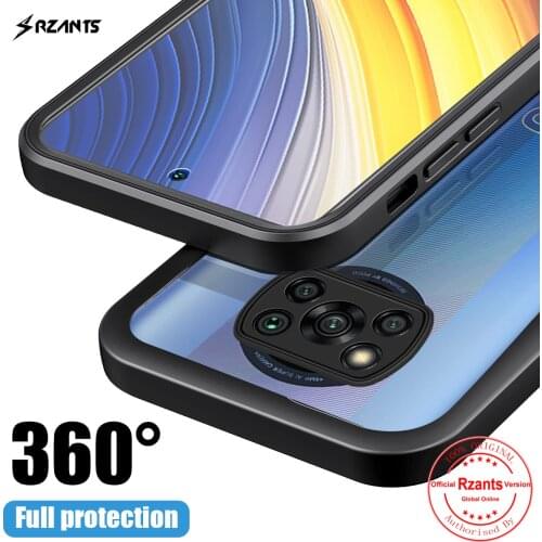 Rzants For Xiaomi POCO X3 NFC POCO X3 Pro Case [360 Bettle] Full Protection Cover Soft Transparent Shockproof Phone Casing