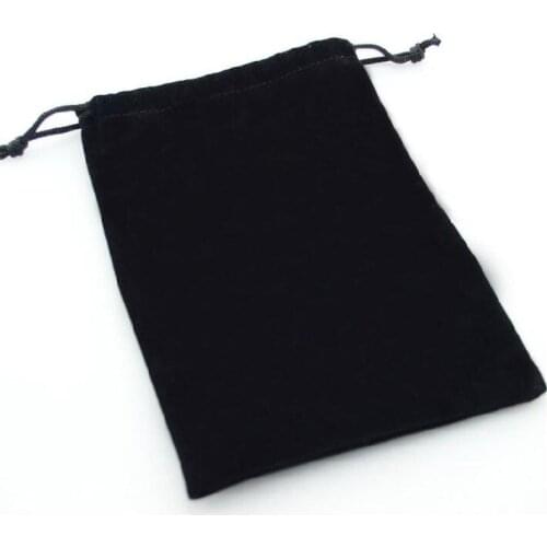 Black Velvet Bag Jewelry Bag Exquisite Beam Display Packing Bags 9x12
