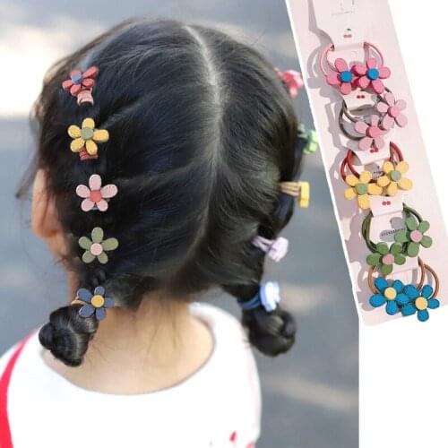 Girl Headwear Cartoon Princess Baby Girls Kids Elastic Rubber Bands Kids Accessories Hair Rope Headbands Gift Scrunchies