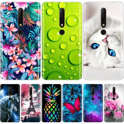 For Nokia 6 2018 Case 5.5 inch Soft Bumper Silicone Case For Nokia 6.1 Cover TA-1043 TA-1045 TA-1054 TA-1050 TA-1068 Phone Case