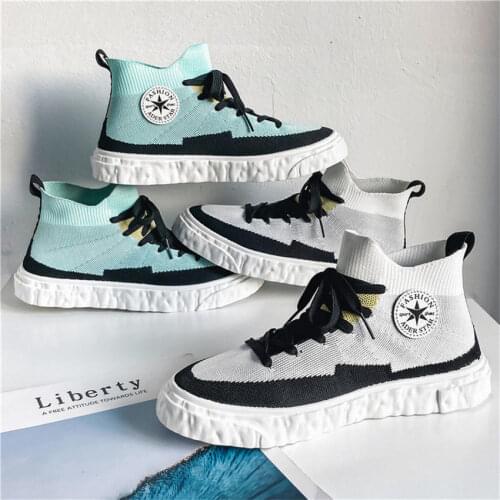 Мужские высокие кеды KAIWZBJUN China At AliExpress