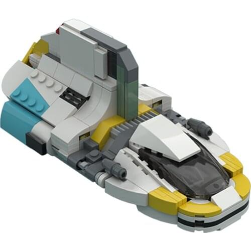 MOC The Phantom II Modified Separatist Shuttle Building Blocks Kit For Space Wars Spaceship Bricks Model Toys For Children Gifts