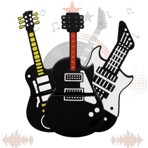 Cartoon Creative usb 2.0 Musical instrument piano guitar note violin 8GB USB flash drive 16GB 32GB 64GB 128GB pen drive U disk