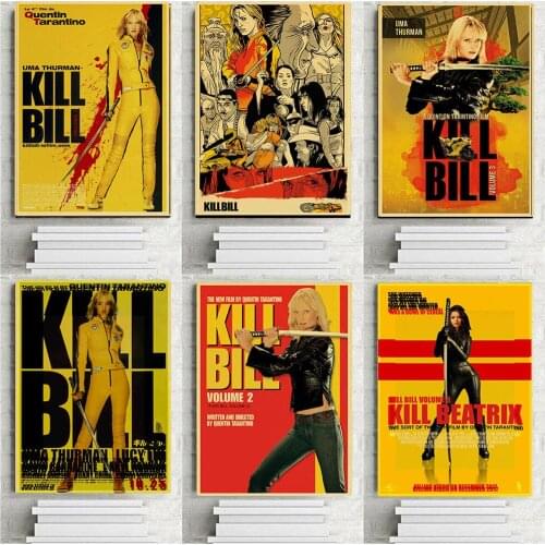 Wall Art Canvas Print Painting Quentin Tarantino Kill Bill Movie Posters Home Decor Bedroom Backdrop Pictures