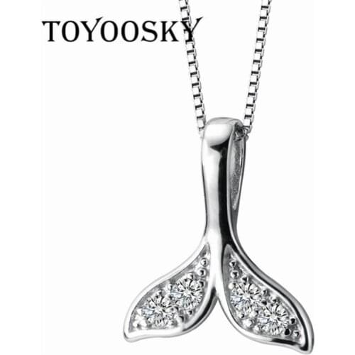 925 Sterling Silver Ocean Sea Human Fish Whales Tail Mermaid Pendant Necklaces Women Silver Jewelry Brincos 8139