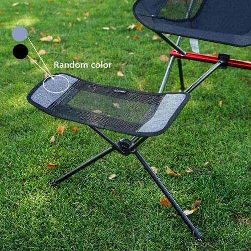 Outdoor Folding Chair Footstool Portable Beach Fishing Collapsible Stand Leg Rest Accessories Stool Camping BBQ Foot Barbec H3V1