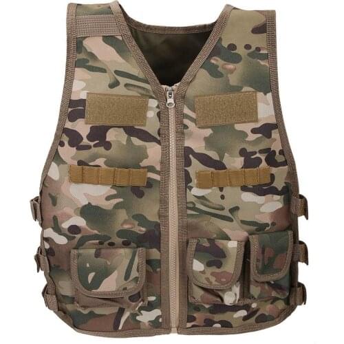 Tactical Vest Adult childrens camouflage clothing toy childrens chicken eating suit sniper real-life equipment