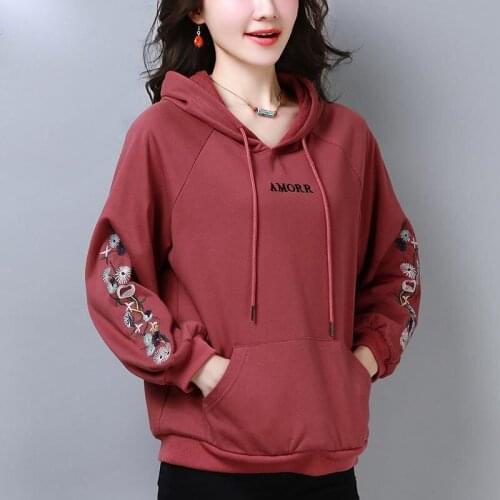 Spring Autumn Hoodies Women Sweatshirts Harajuku Hooded Aesthetic Hoodie Spring Ladies Hoody Streetwear RR0096