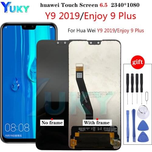 2340*1080 10-Touch Original LCD For HUAWEI Y9 2019 Lcd With Frame Display Screen For HUAWEI Y9 2019 Screen JKM-LX1 JKM-LX2 LX3