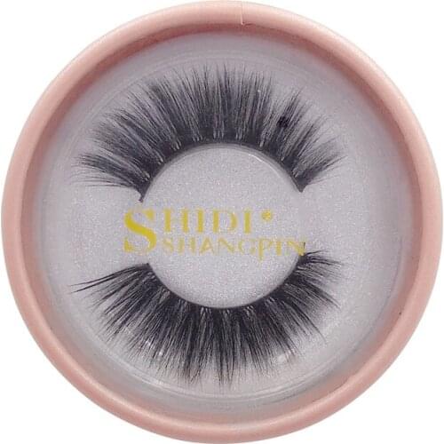 100% Faux Mink Eyelashes 3D Fake Eye Lashes 1cm-1.5cm Eyelashes Eye Makeup Tool