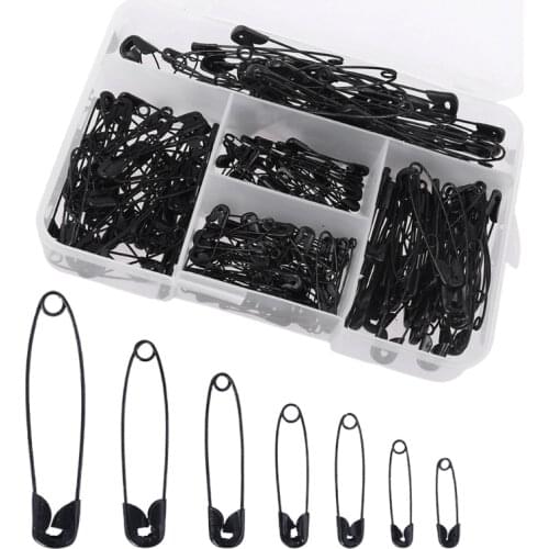 350pcs Assorted Size Safety Pins Metal Clips Brooch DIY Sewing Tools Apparel Accessories for Clothing Craft Wholesale