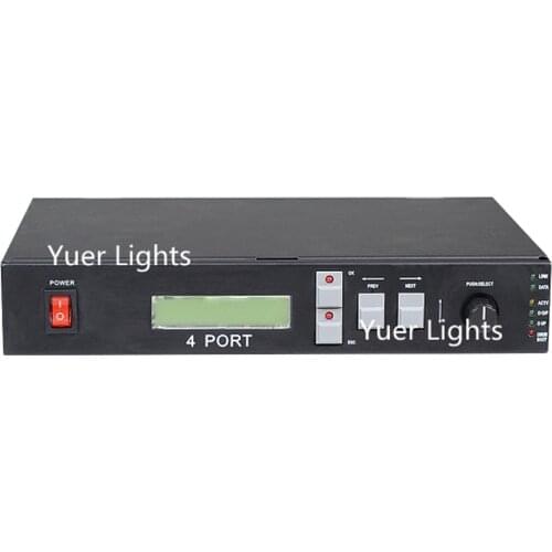 4Port Node onPC with 4 DMX outputs 2048 Channels LCD display combined with Command wing and Faber wing for parameter expansion