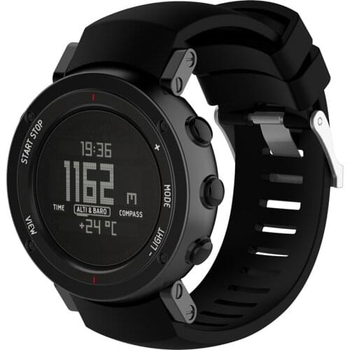 50pcs/Lot Watchband Strap for SUUNTO CORE ALU BLACK Multisport GPS Watch Replacement Silicone Wrist Band Strap 8 Colors