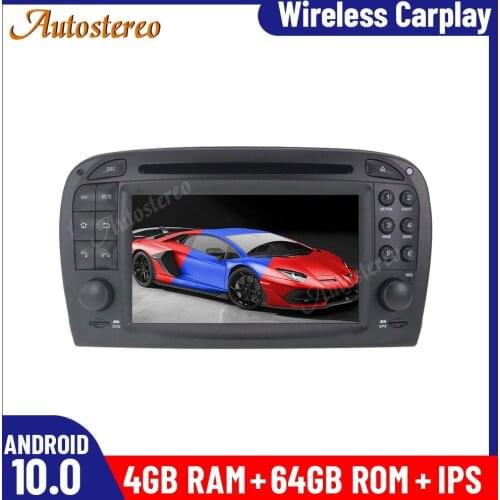 For Mercedes Benz SL R230 SL500 2001-2007 Android10.0 Car CD DVD player Auto radio Car GPS Navigation Headunit multimedia Satnav