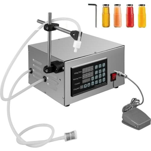 5-3500ml Automatic Filling Machine XK-280 Liquid Filling Machine Bottle Filler Digital Control for Cream Shampoo Liquid Water