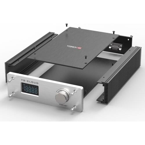 Diy electronics case box customized brush aluminum amplifier project box custom hifi chassis for car 150*45mm