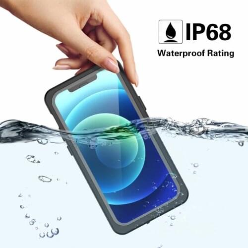 IP68 Waterproof Phone Case For iPhone 12 11 Max XR Xs X Max 8 7 6 Plus Case 360 Full Shockproof Protective Waterproof Phone Case