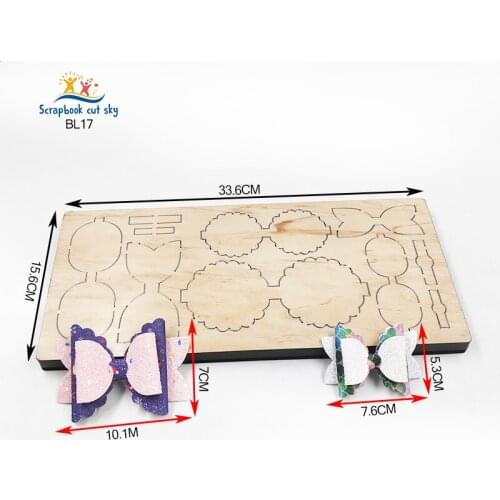Bow DIY BL17 Muyu Wooden Mold Scrapbook Cutting Dies Suitable For Market General Machines