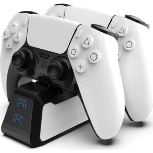 Dual Fast Charger for PS5 Wireless Controller USB 3.1 Type-C Charging Cradle Dock Station for Sony PlayStation5 Joystick Gamepad