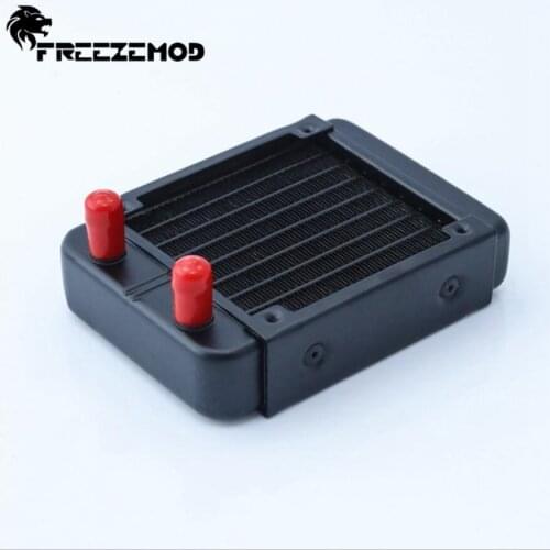 FREEZEMOD 90mm fin aluminium computer water discharge liquid heat exchanger radiator. SR-L90F95