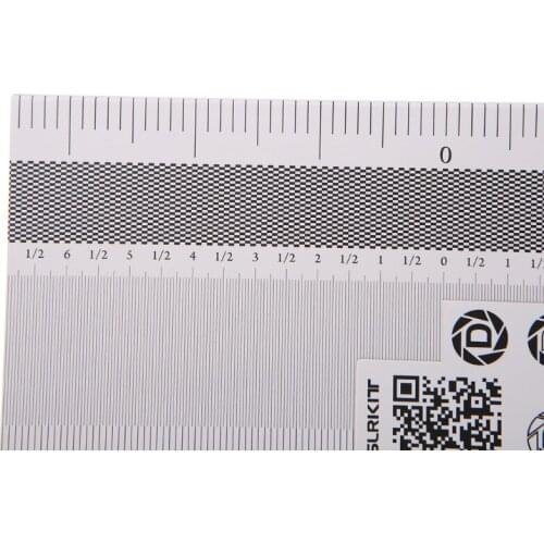 Camera Lens Focus Calibration Card AF Micro Alignment Ruler Folding Chart
