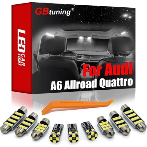 Premium No Error LED Interior Reading Light Kit for Audi A6 C5 C6 C7 Allroad Quattro 1999 2005 2008 to 2011 2017 Vehicle Lamp