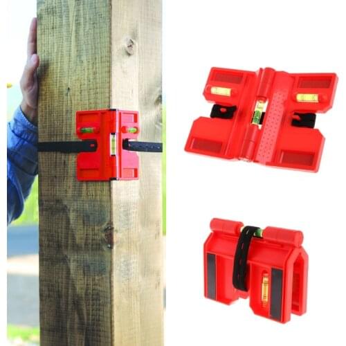 OOTDTY 340 Degree Foldable Magnetic Level Pipeline Tube Installation Pipeline Construction Pipe Locator Level Spirit 1Pcs