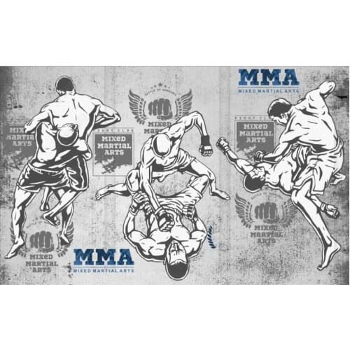 Custom mural on the wall 3d photo wallpaper Retro nostalgic boxing fighting gym home decor living room wallpaper for wall 3 d