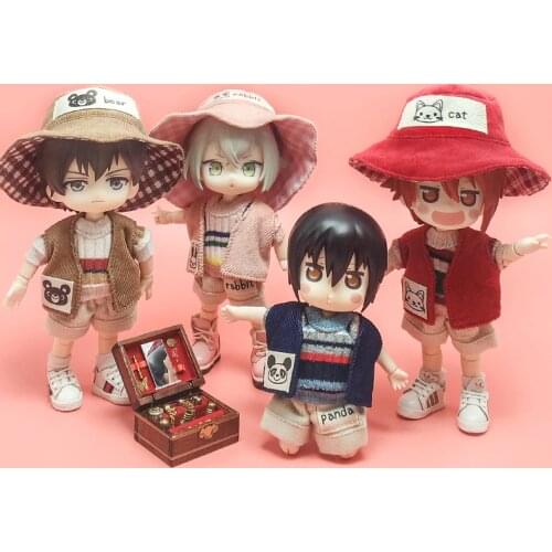 HOUZIWA OB11 Doll Clothes GSC 1/12 BJD Doll Suit Set