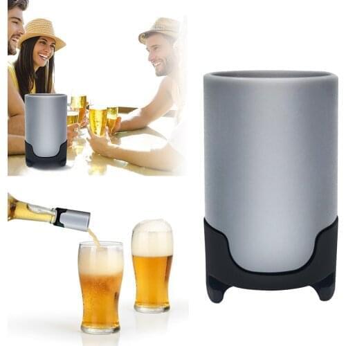 Portable Ultrasonic Home Party Bottled Wine Canned Beer Bubbler Foaming Tool Beer Foam Drinking Bubbler Wine Making Tools