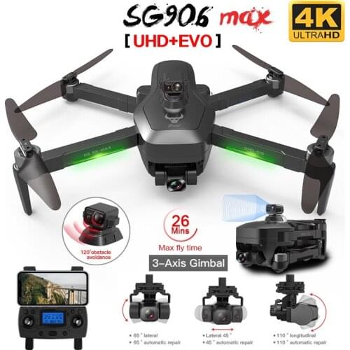 SG906 Pro 2 / SG906 MAX GPS Drone with Wifi 4K HD Camera 3-Axis Gimbal Brushless Professional Quadcopter Obstacle Avoidance Dron