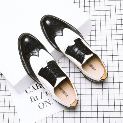 Men Leather Dress Shoes Pointed Toe Business Shoes Formal Men Office Shoes Lace Up Black Shoes For Men Shoes Sapatos Masculinos