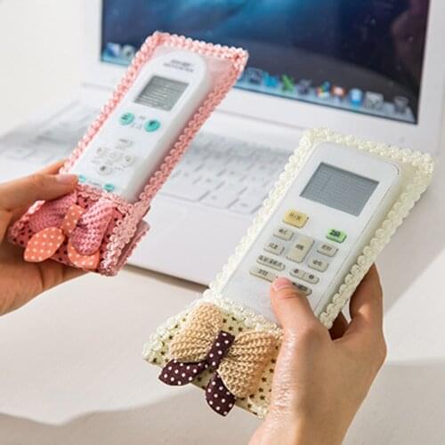 High Quality Fashion Cloth Remote Control Protective Cover Tv Air Condition Remote Control Cover Dust Protective Storage Bag