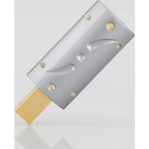 Viborg UB201 HI-END 24K Gold Plated USB2.0 Plug USB B Connector DIY Hi Fi USB Cable Gold Plated Bronze USB