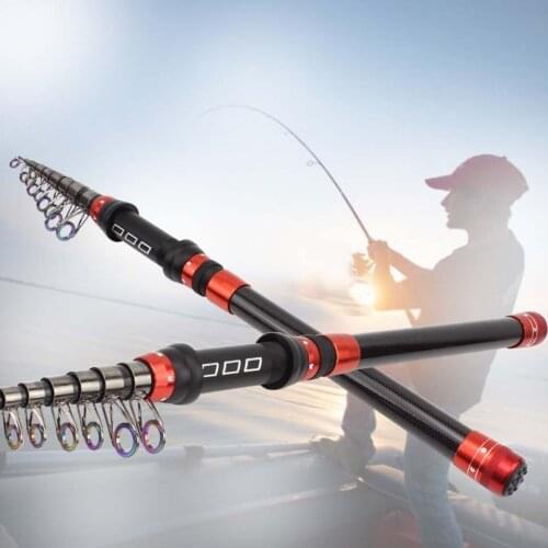1.8m2.1m2.4m2.7m3.0m3.6m Mini Ultra-Short fast telescopic fishing rod Long-Range Sea Rod Ceramic ring Trout carp Spinning Rod