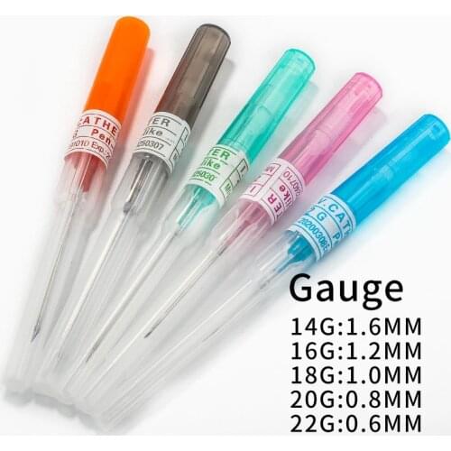 1 PCS Steel Piercing Needles I.V Catheter Gauge Needles Sterilised Body Piercing Tattoo Needles 14G 16G 18G 20G Sewing Needles