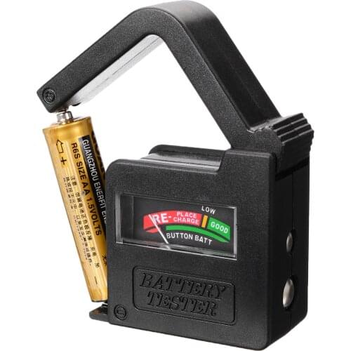 1pc AA/AAA/C/D/18650/9V/1.5V BT860 Batteries Universal Button Cell Battery Colour Coded Meter Indicate Volt Tester Checker