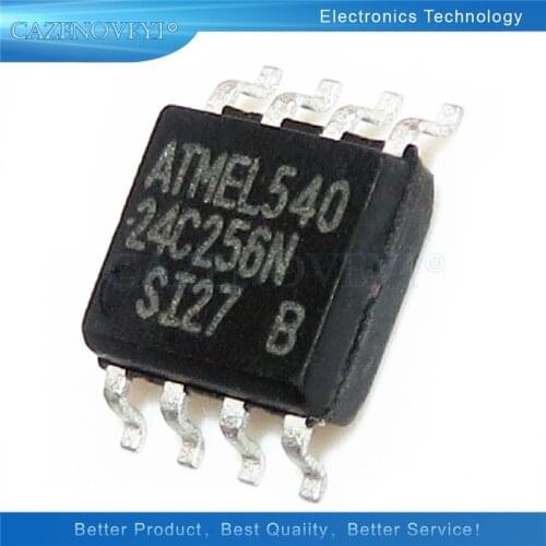 10pcs/lot AT24C256N-SU27 SOP-8 AT24C256 SOP AT24C256N-10SU-2.7 AT24C256N SMD 24C256 In Stock