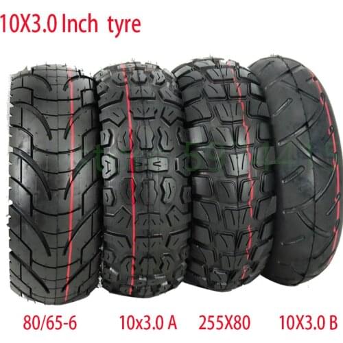 10x3 Inch Off Road City Road Tire Pneumatic Tube Tyre for Electric Scooter Speedual Grace 10 Zero 10X KUGOO M4 PRO 10*3.0 255x80