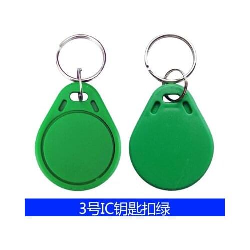 13.56MHz IC keyfobs M1 keychains 13.56MHz IC M1 S50 Keyfobs Tags RFID Key Finder Card Token Attendance Management Keychain ABS