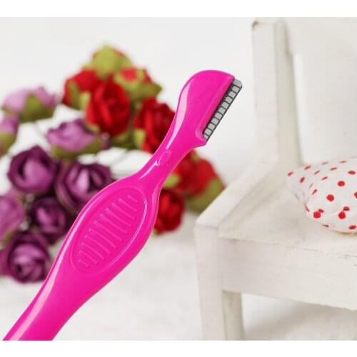 2 pcs Face Care Brow Trimmer Womens Eyebrow Shaving Razor Blades Free Shipping