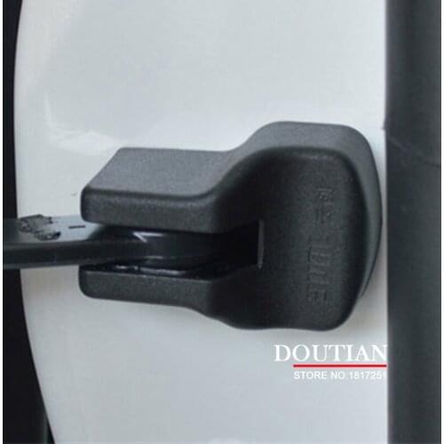 4Pcs/set 3D plastic chrome Car Covers Door Stopper Protection Cover For Hyundai Tucson 2017 car Accessories