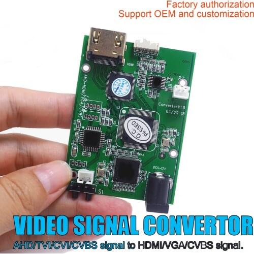 AHD41 Convertor Board AHD CVI TVI CVBS Signal Connect 1080P 720P HDMI Output Video Signal Convertor Board Ahd-to-hdmi Module