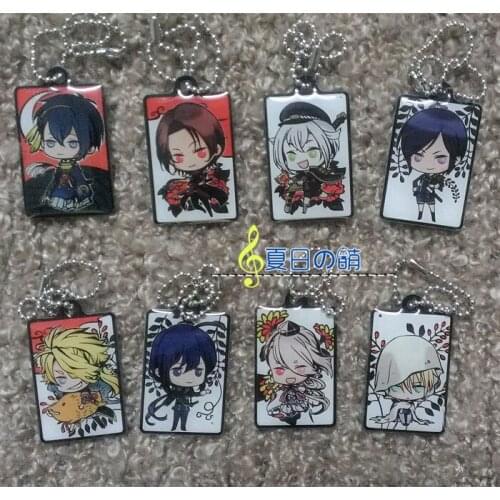Anime Keychain Touken Ranbu Online Namazuo Toushirou Hotarumaru Metal Keyring Keychain Pendant