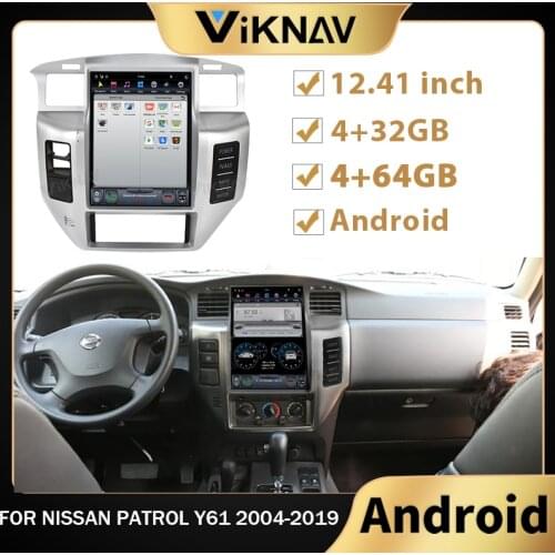 Car radio Android multimedia player for NISSAN PATROL Y61 2004-2019 car stereo multimedia player touch screen GPS navigation