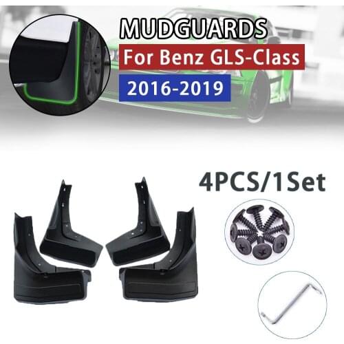 Mudflaps for Mercedes Benz GLS Class 2016~2019 Fender Mud Guard Splash Flap Mudguards Accessories 320 350 400 450 500 2017 2018