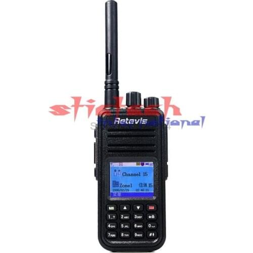 By dhl or ems 20pcs DMR Radio RT3 Digital Walkie Talkie UHF 2 Way Radio Ham Radio Hf Transceiver 2 antenna A9110A