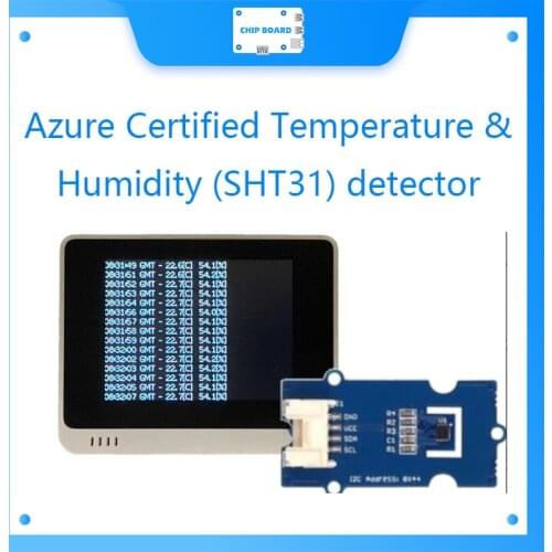 Azure Certified Temperature & Humidity (SHT31) detector with Wio Terminal