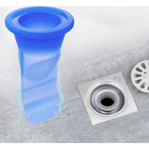 Deodorization Bathroom Silicone Sink Strainer Shower Channel Drain Anti-odor Backflow Filter Insect Control Odor Stopper Tool