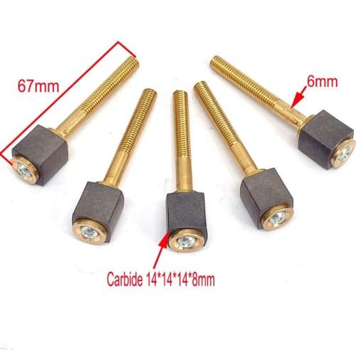 EDM Tungsten Carbide Assembly Conductive Block W14mm*L14mm*H14mm Hole 8mm for CNC Wire Cutting Machine